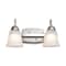 Nuvo Lighting 15W LED 2-Light Vanity, 3K, Brushed Nickel with Alabaster Glass 62/1568 - alternate 1
